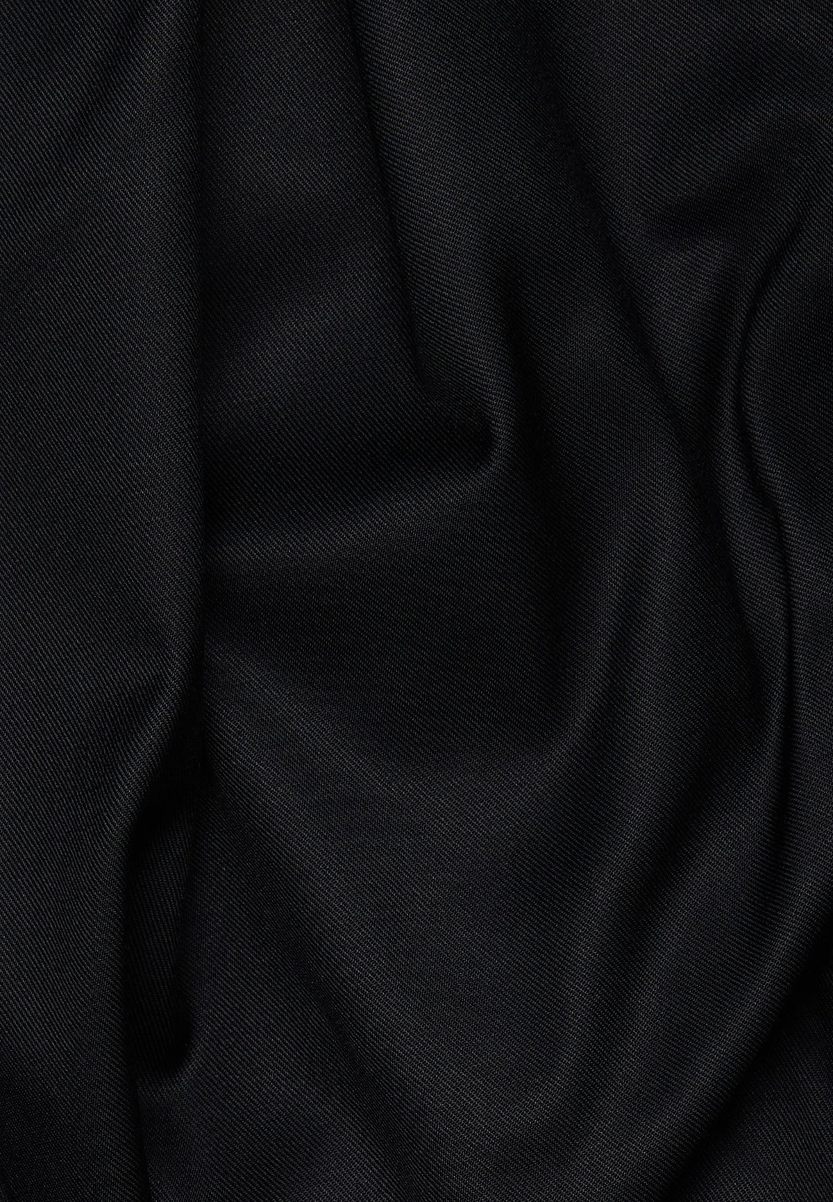 ETERNA - SLIM FIT COVER SHIRT IN BLACK PLAIN