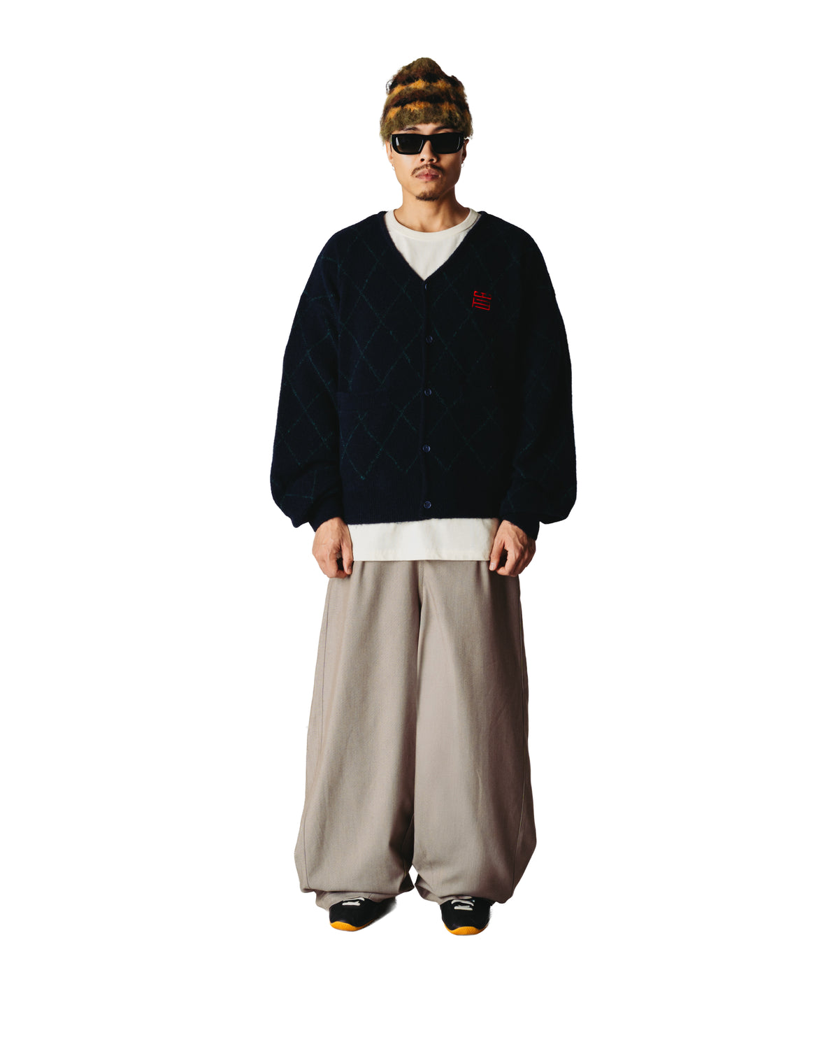 Woodbird Oni Check Cardigan