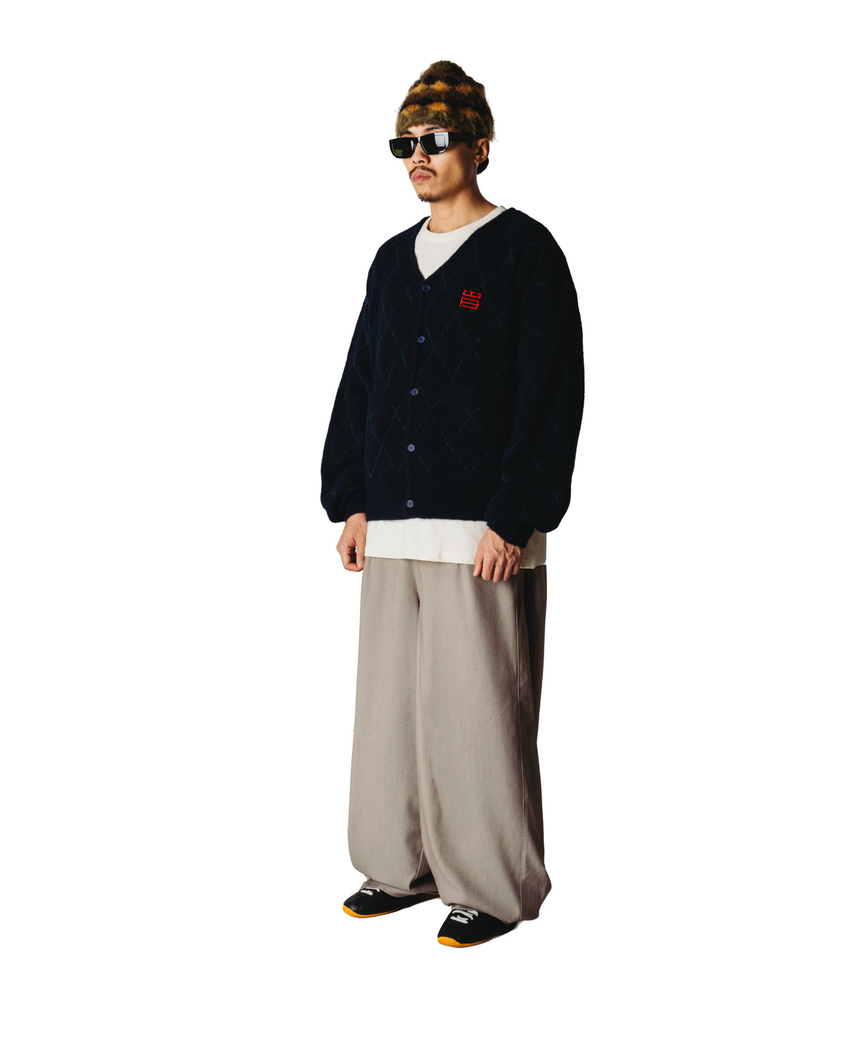 Woodbird Oni Check Cardigan