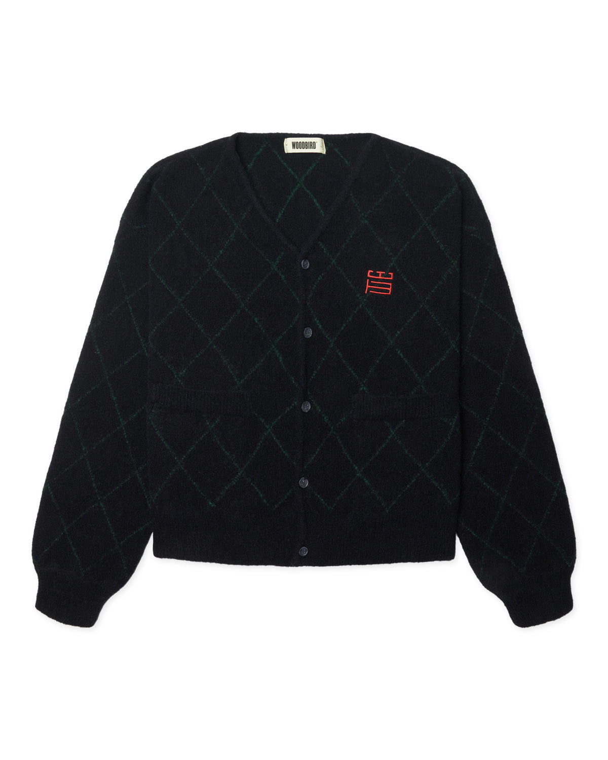 Woodbird Oni Check Cardigan