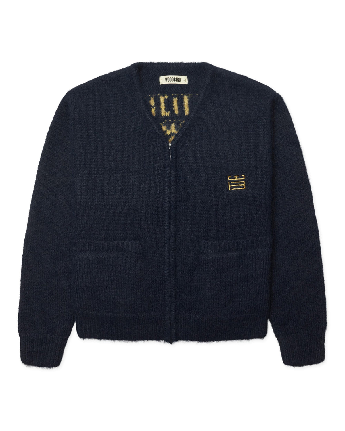 Woodbird Koon Zip Tiger Cardigan