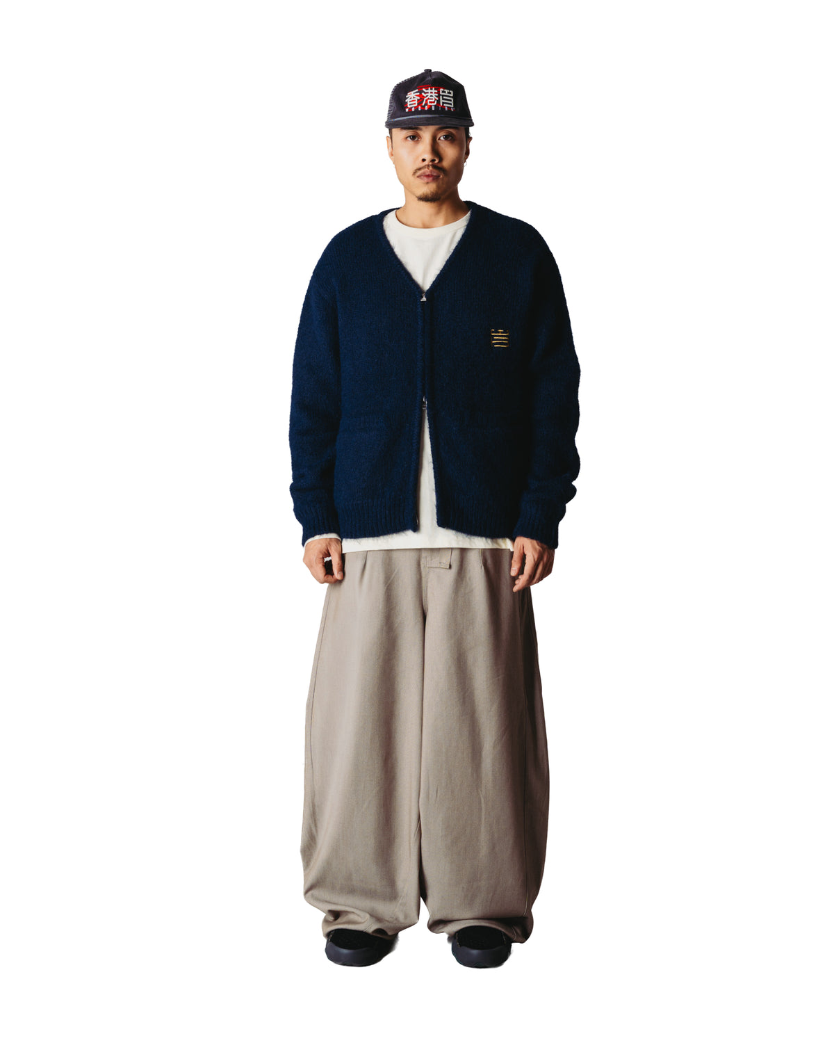 Woodbird Koon Zip Tiger Cardigan