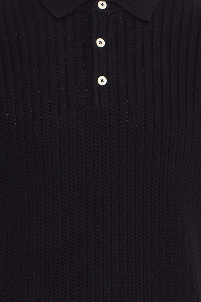 Casual Friday Karl Structured Knit Polo