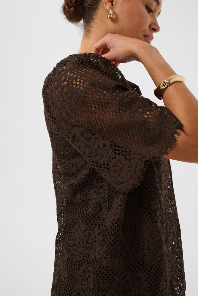 KAFFE KAcornelia Lace Blouse