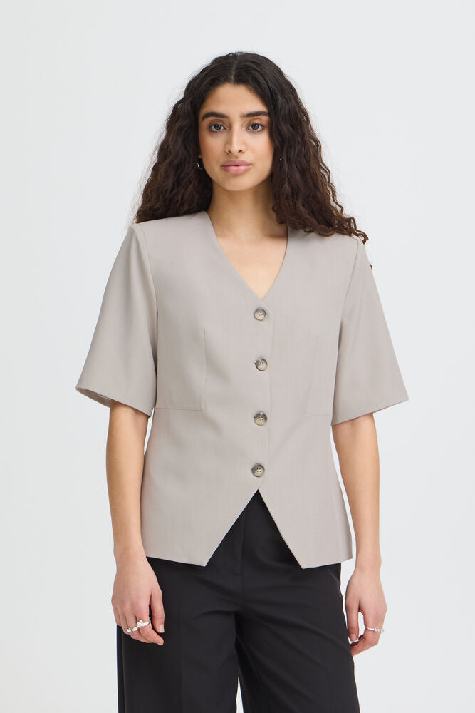 ICHI IHFAVA ShortSleeve Blazer