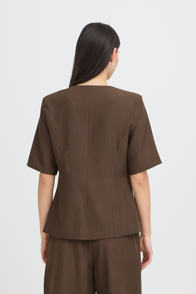 ICHI IHFAVA ShortSleeve Blazer
