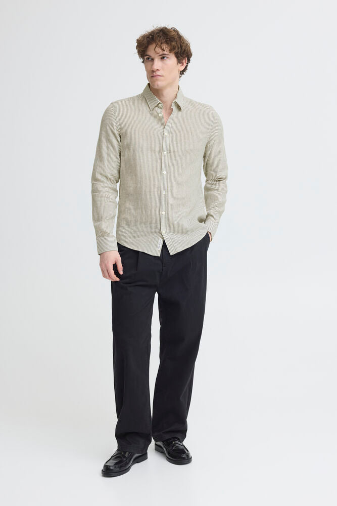 Casual Friday ESTRUP LS Linen Mix Shirt
