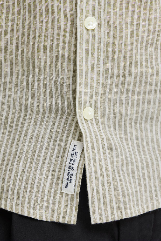 Casual Friday ESTRUP LS Linen Mix Shirt