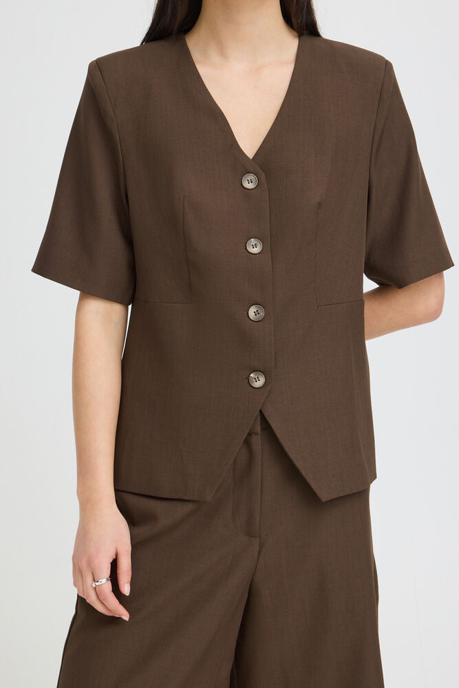 ICHI IHFAVA ShortSleeve Blazer