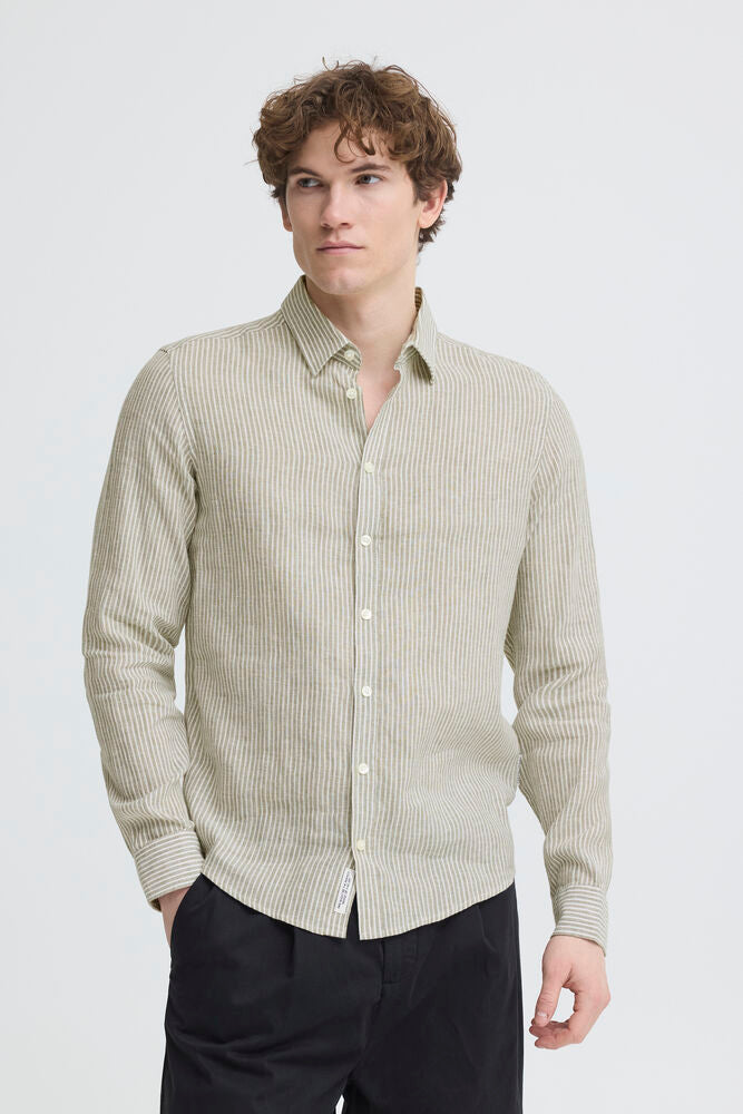 Casual Friday ESTRUP LS Linen Mix Shirt