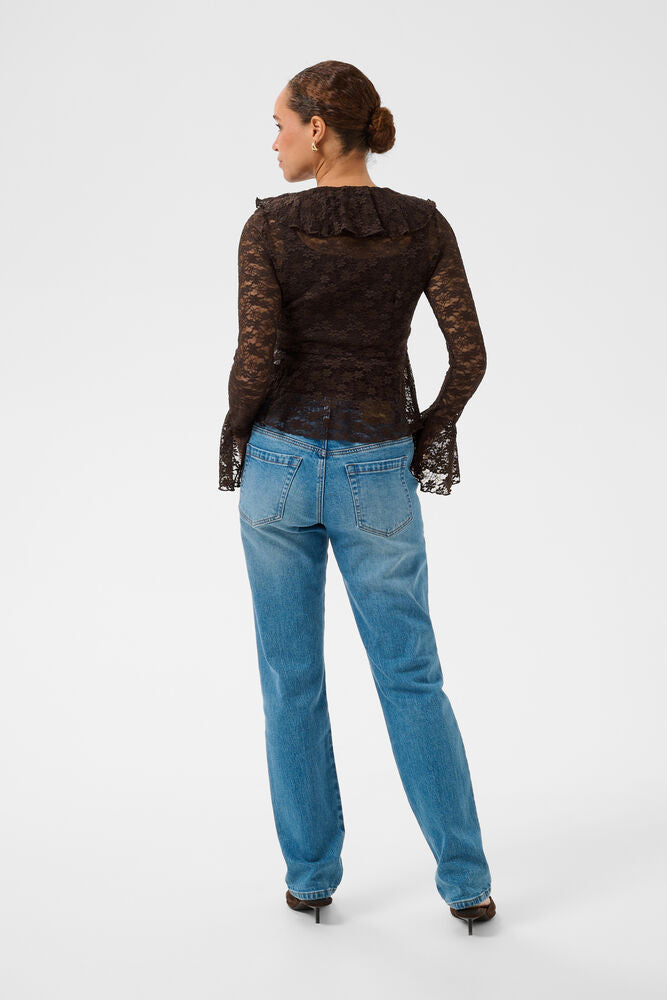 KAFFE KAviccy Lace Blouse