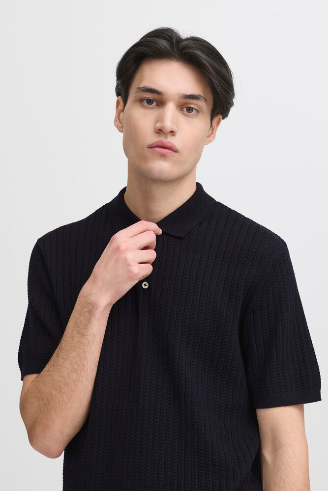 Casual Friday Karl Structured Knit Polo