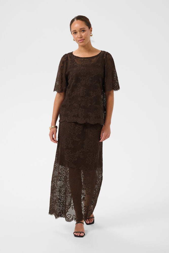 KAFFE KAcornelia Lace Blouse