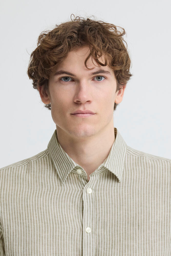Casual Friday ESTRUP LS Linen Mix Shirt