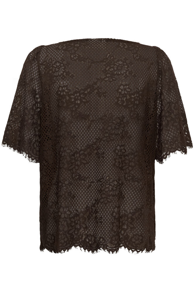 KAFFE KAcornelia Lace Blouse