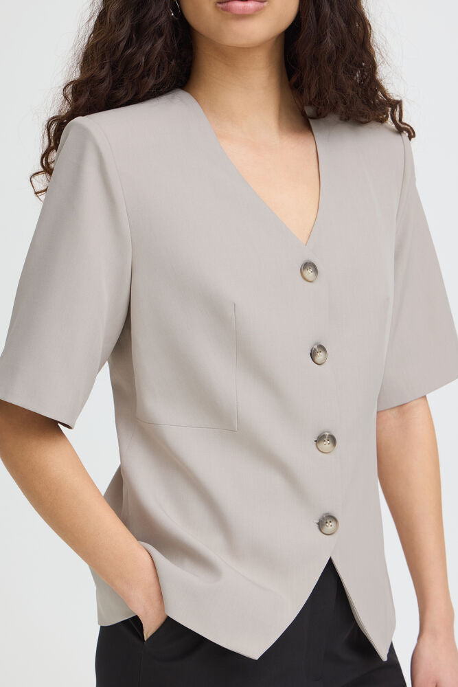 ICHI IHFAVA ShortSleeve Blazer