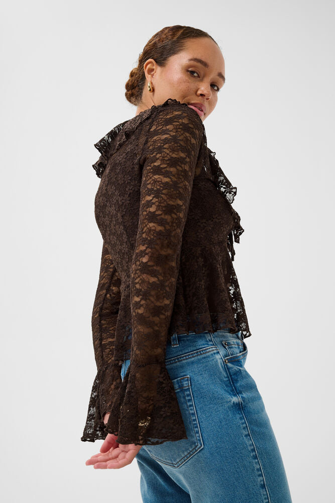 KAFFE KAviccy Lace Blouse