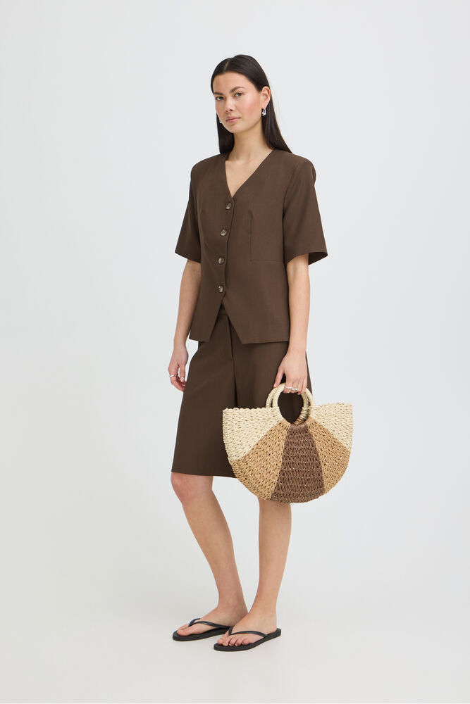 ICHI IHFAVA ShortSleeve Blazer