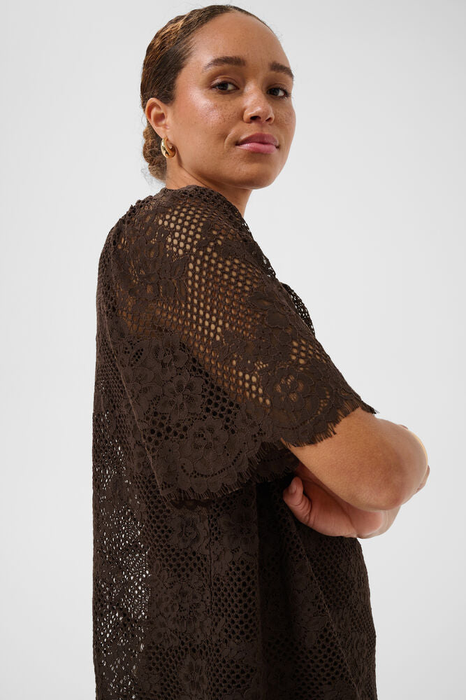 KAFFE KAcornelia Lace Blouse