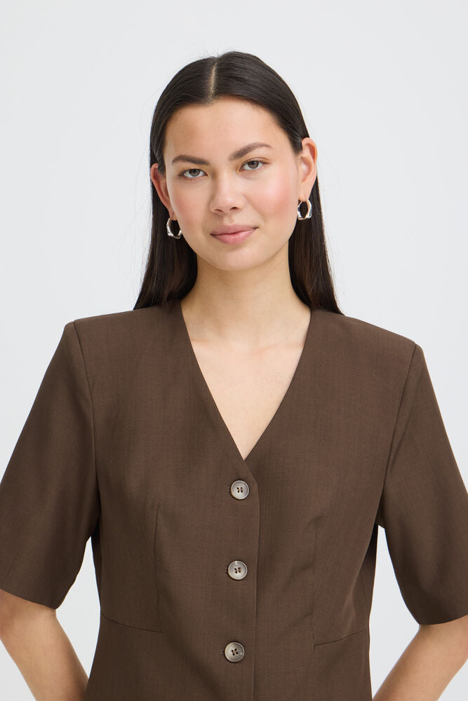 ICHI IHFAVA ShortSleeve Blazer