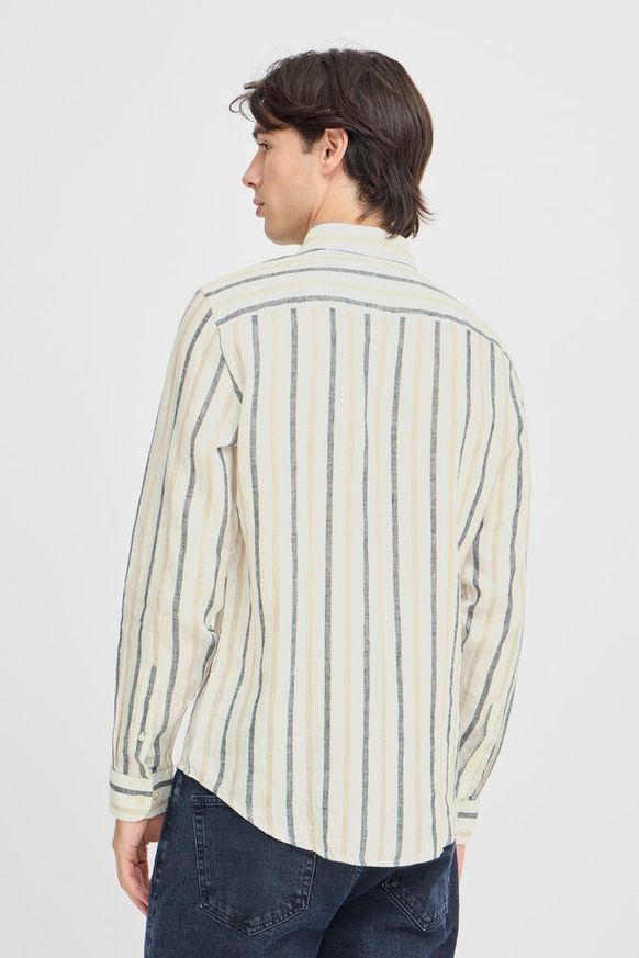 Casual Friday DYLAN Striped Linen Shirt