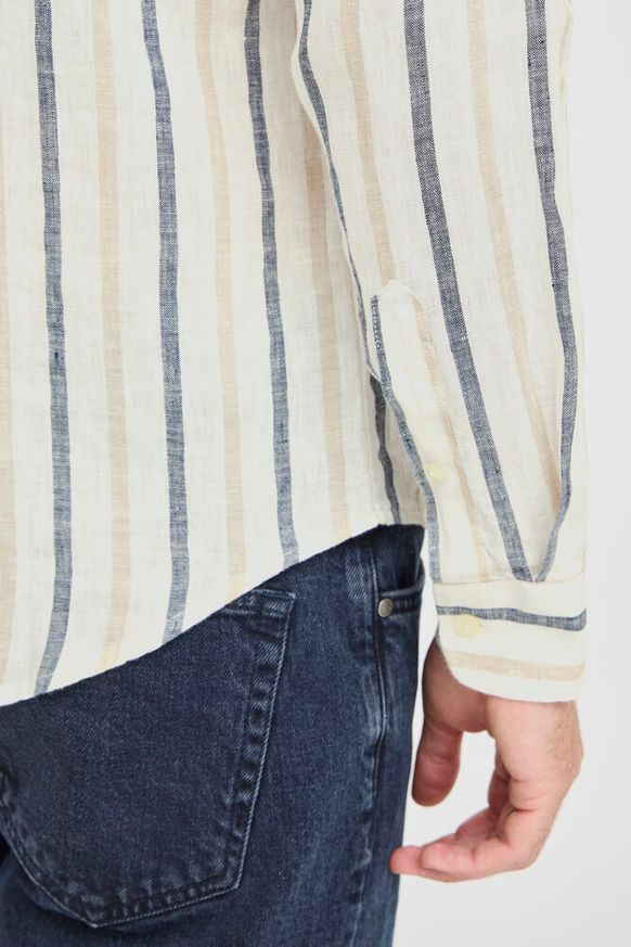 Casual Friday DYLAN Striped Linen Shirt