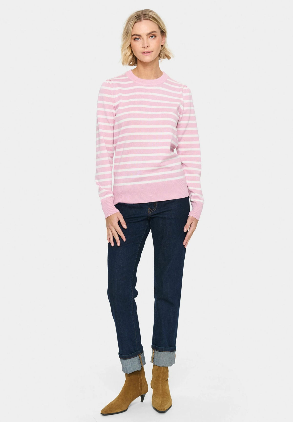 Saint Tropez Mila Striped Pullover