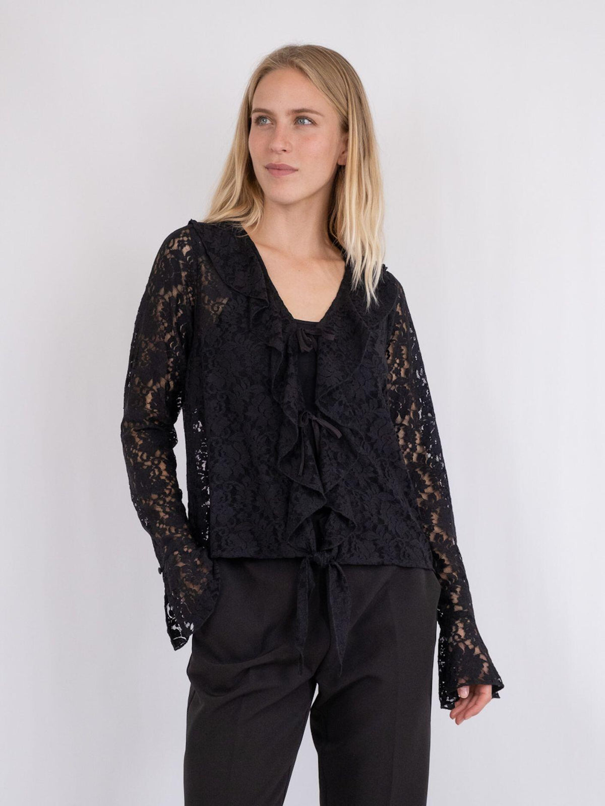 Neo Noir Anika Lace Blouse