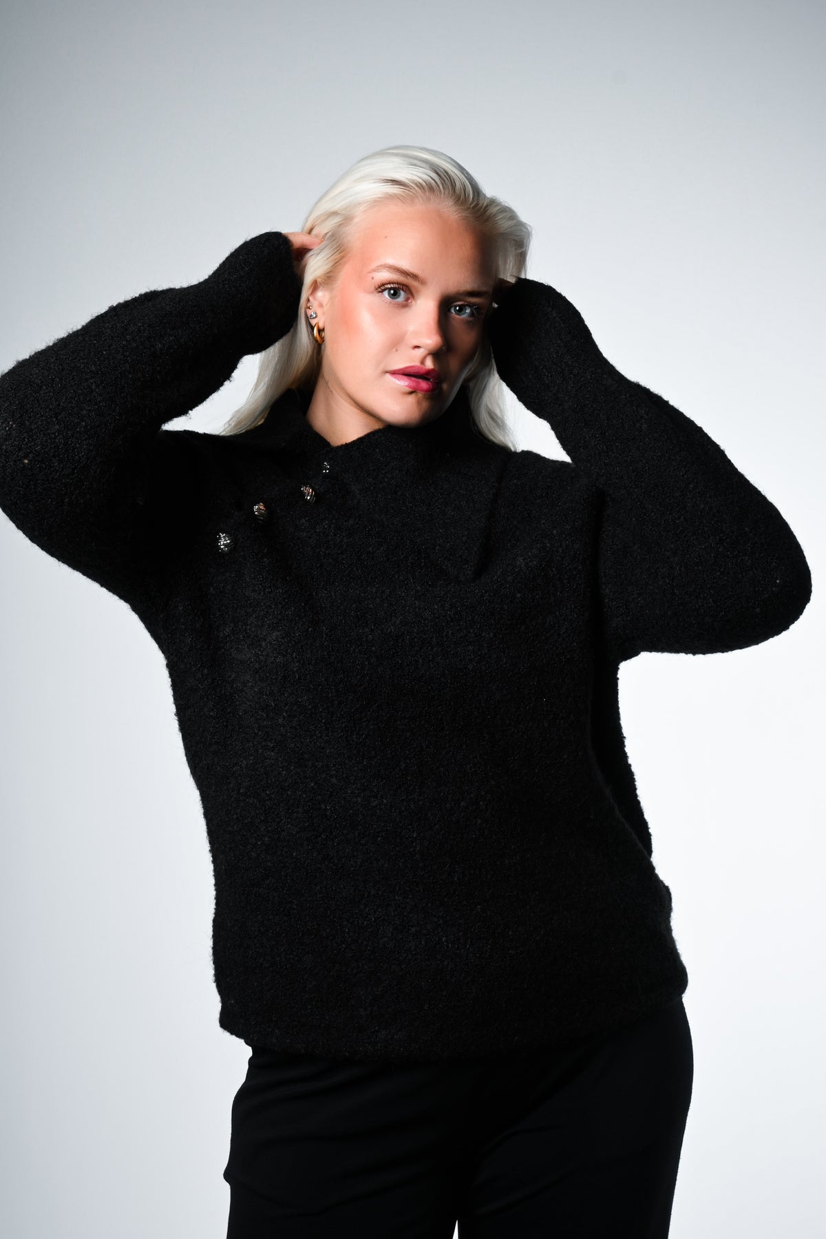 Soaked in Luxury Amaris Polo Pullover