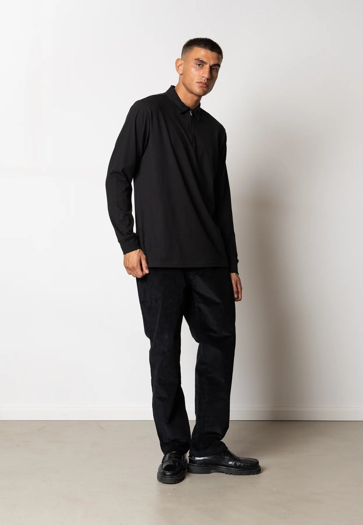 Clean Cut Copenhagen - Clean Formal Zip Polo Peysa