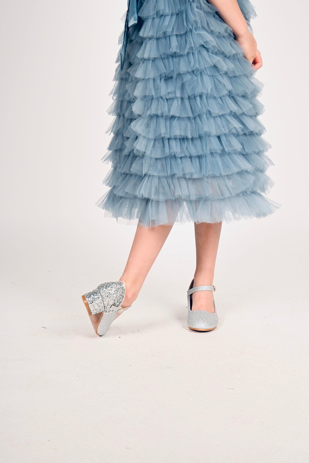 Barna Hælaskór Silfur