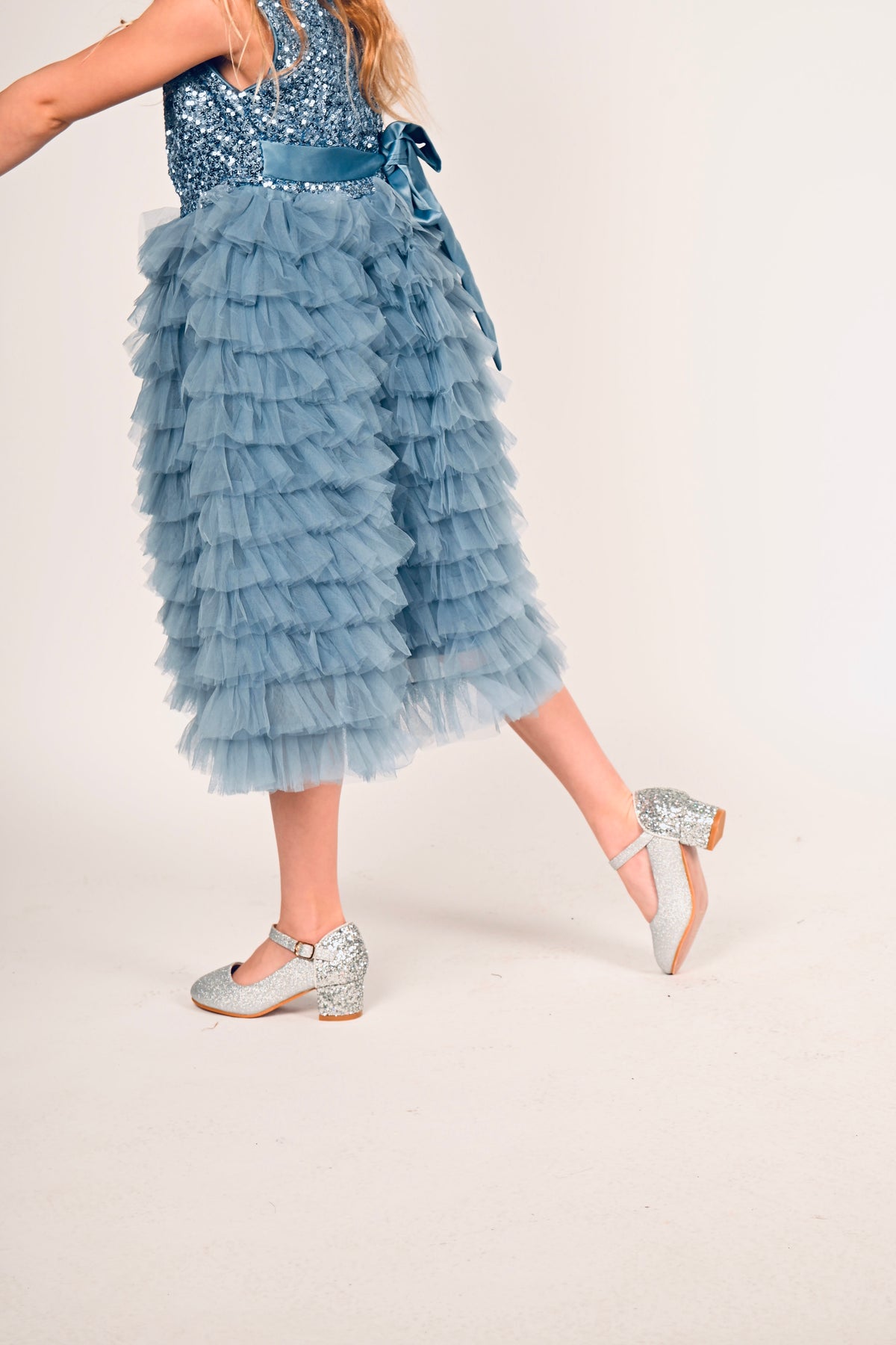 Barna Hælaskór Silfur