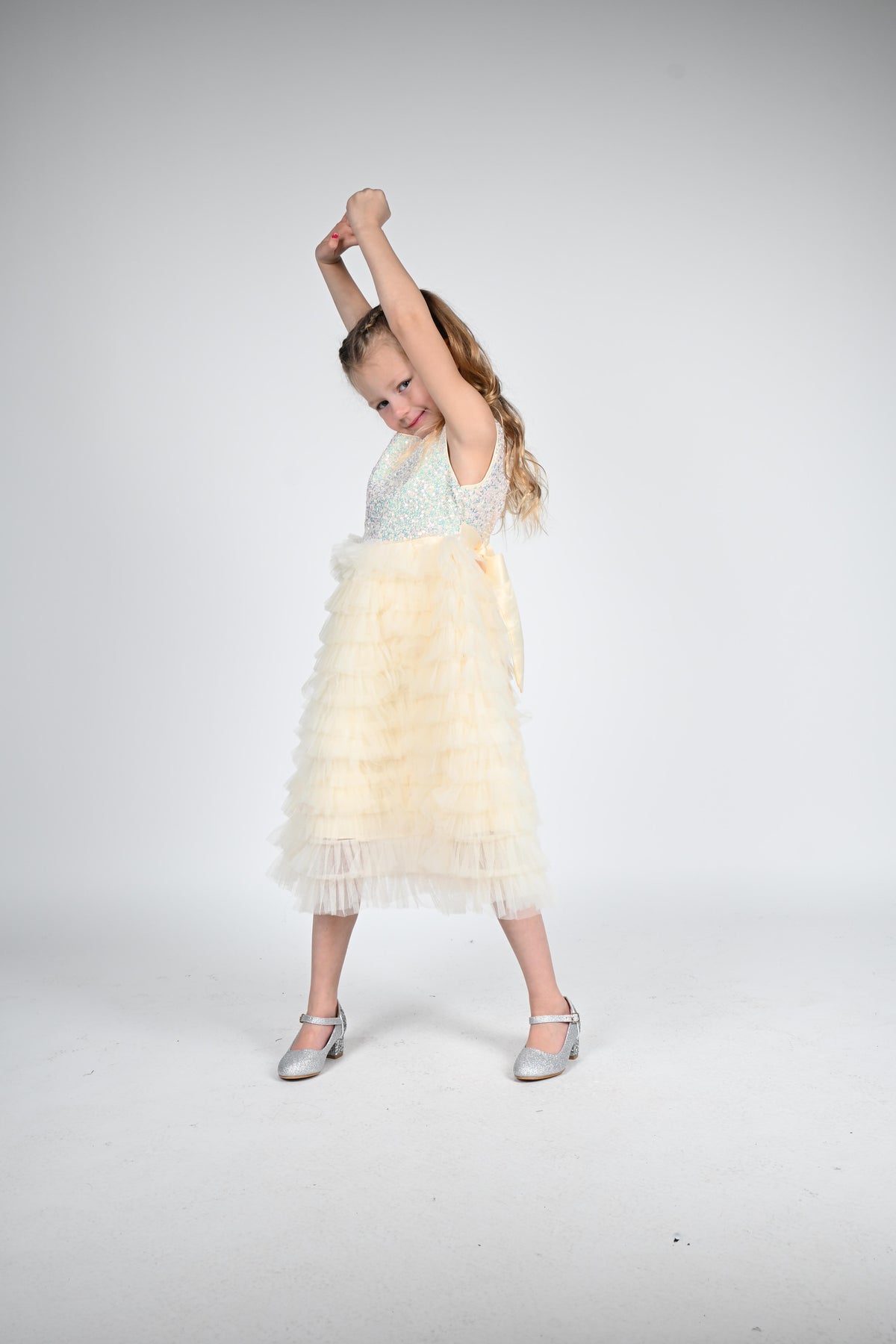 Barna Hælaskór Silfur