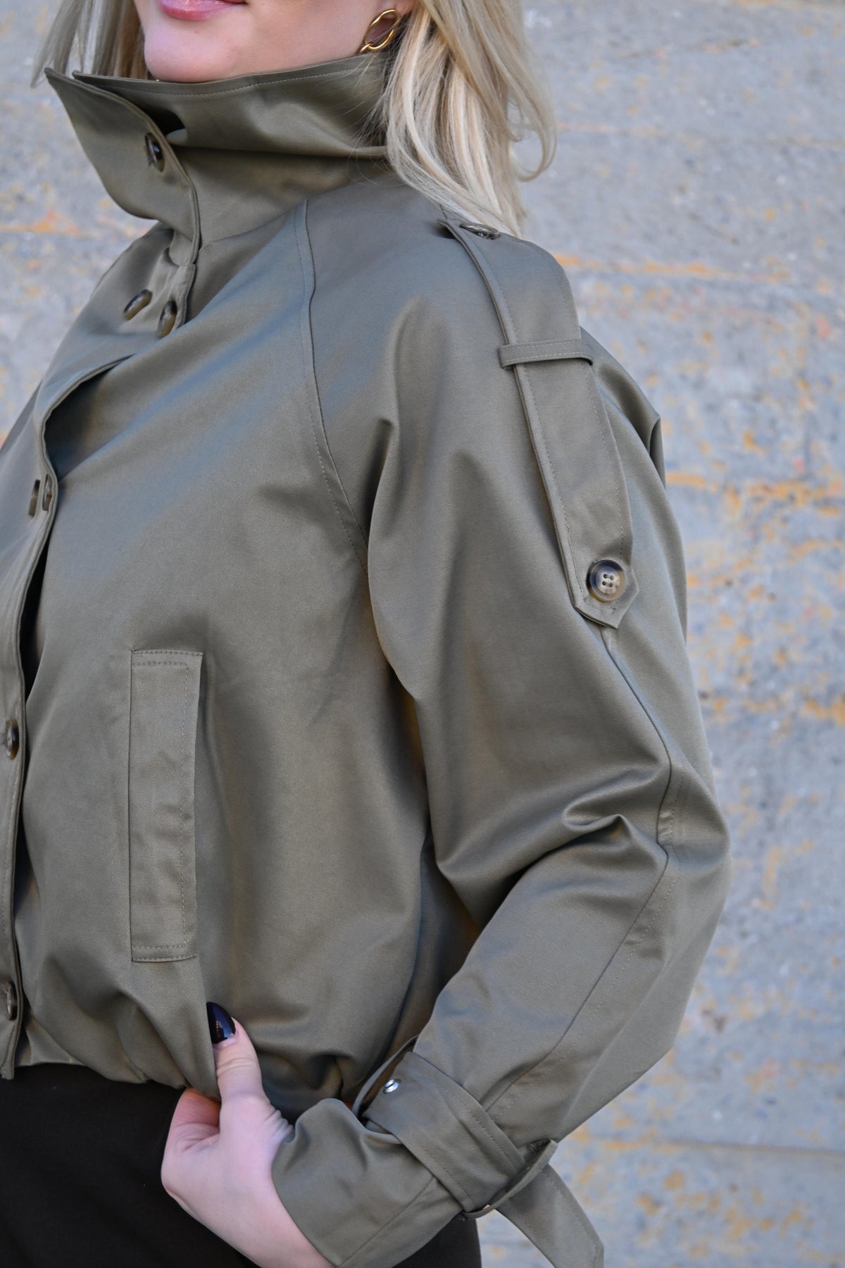 Stuttur Trench Jakki