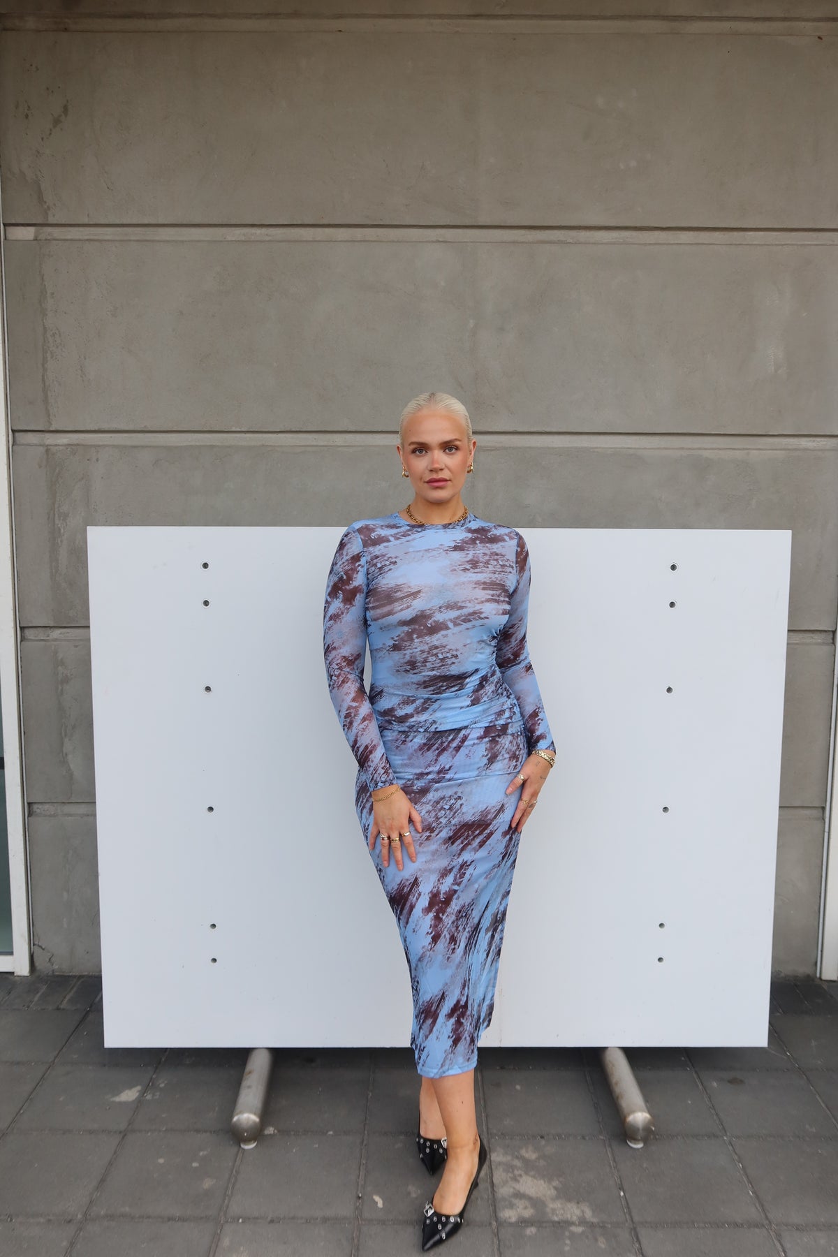 Mesh Kjóll - 8761