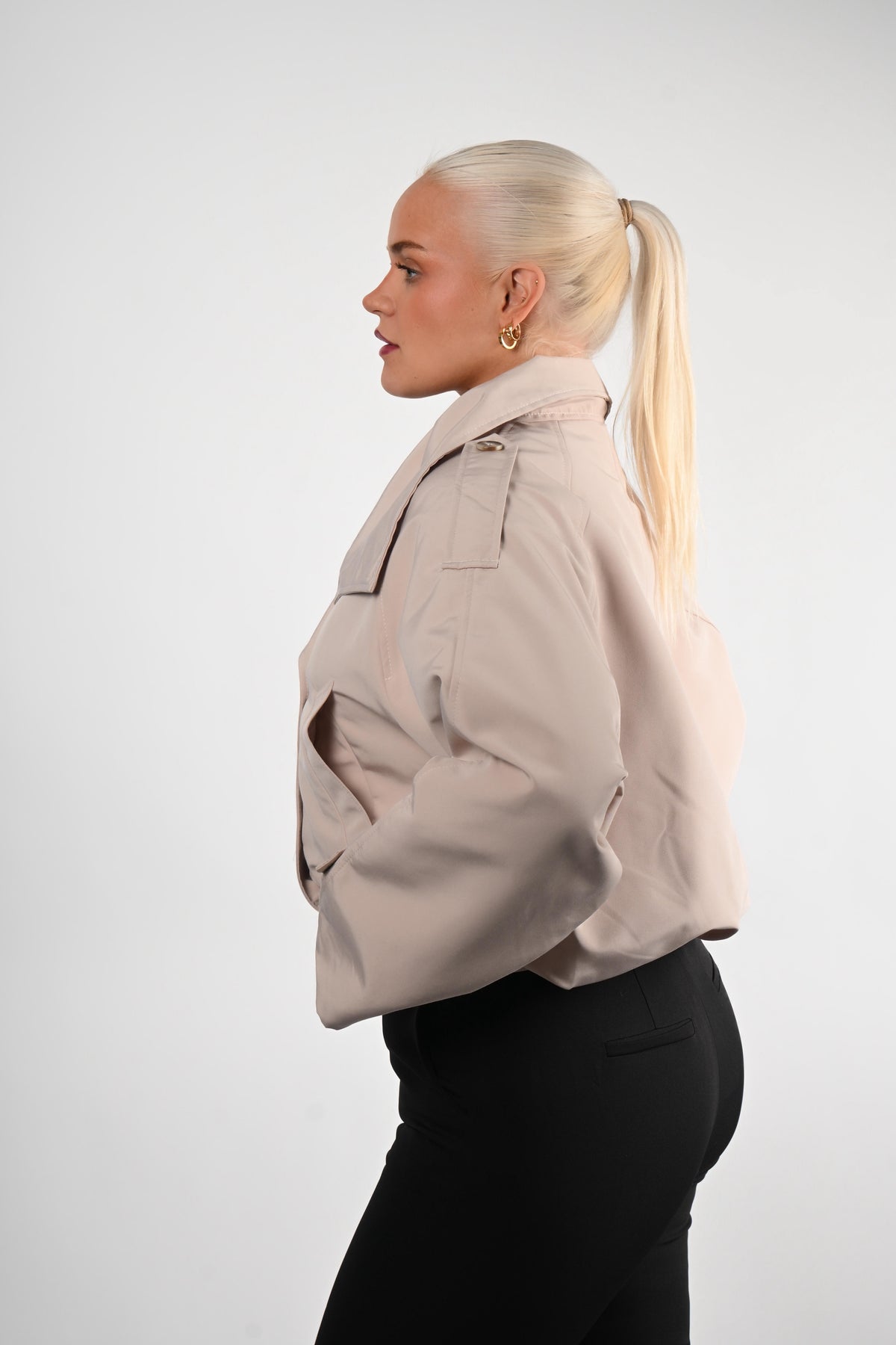 Stuttur Trench Jakki