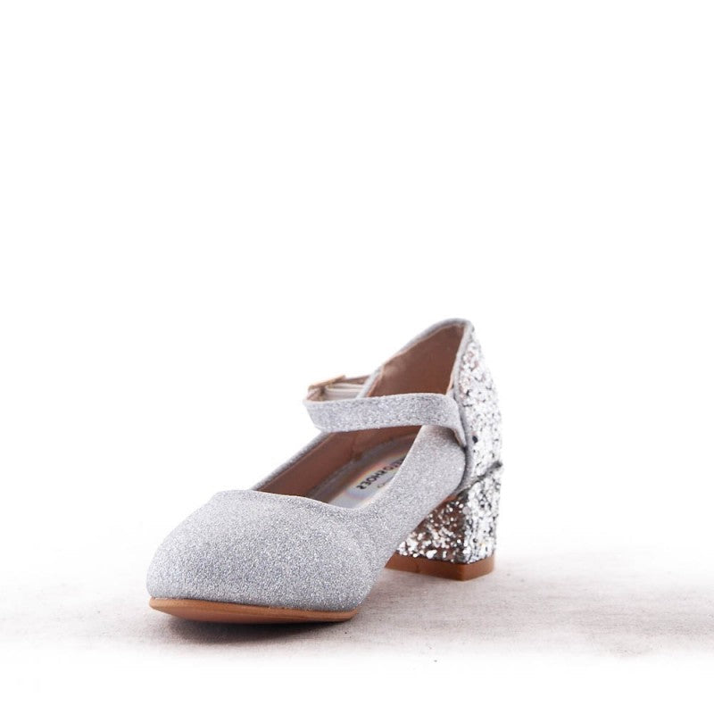 Barna Hælaskór Silfur