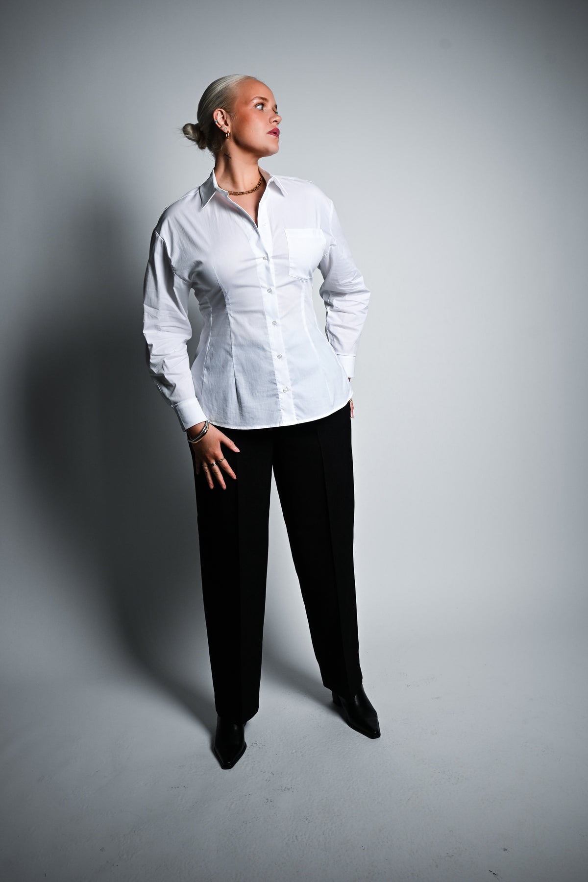 KAFFE Nellin Stretch Skyrta