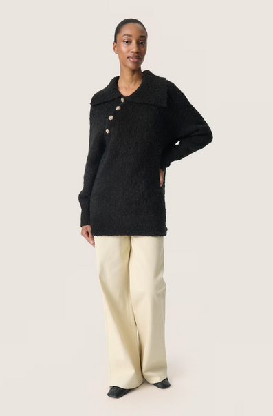 Soaked in Luxury Amaris Polo Pullover