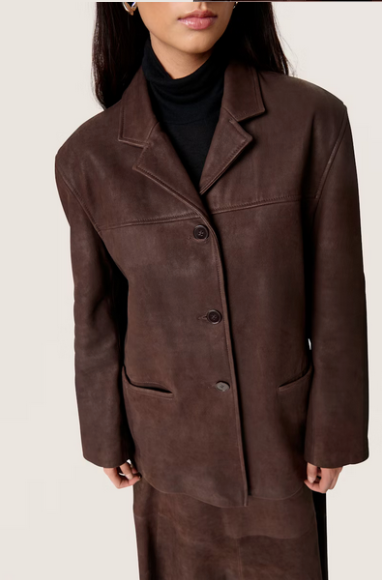 Soaked in Luxury Parvati Blazer Leður