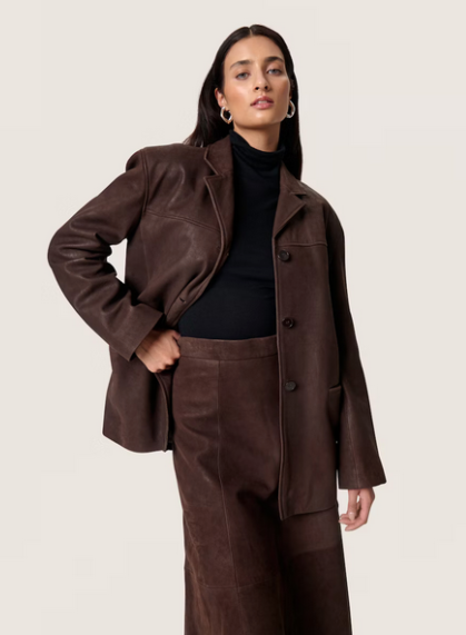 Soaked in Luxury Parvati Blazer Leður