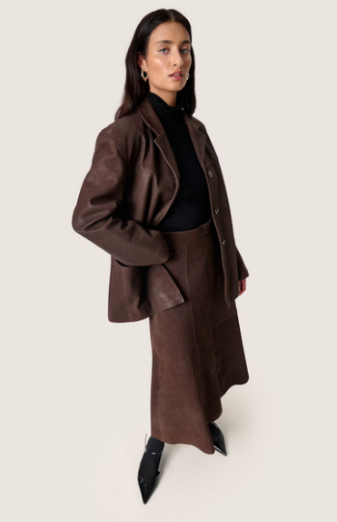 Soaked in Luxury Parvati Blazer Leður