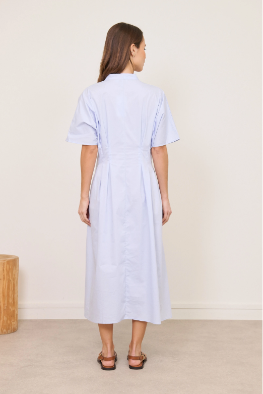 Síður Hnepptur Kjóll