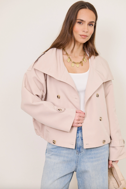 Stuttur Trench Jakki