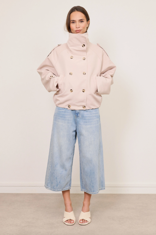 Stuttur Trench Jakki