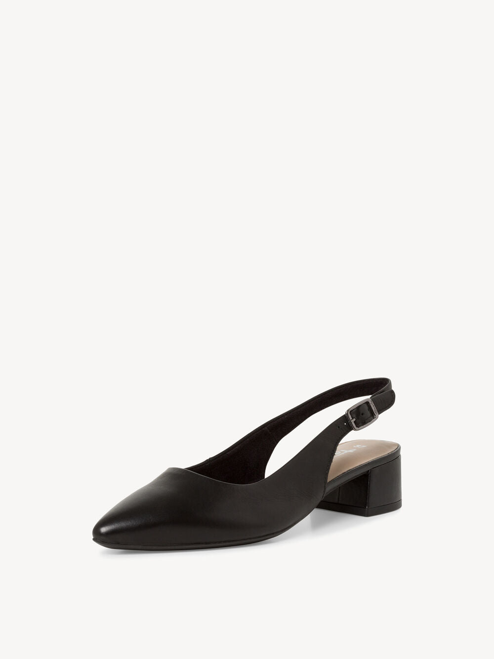 Tamaris Leather sling pumps