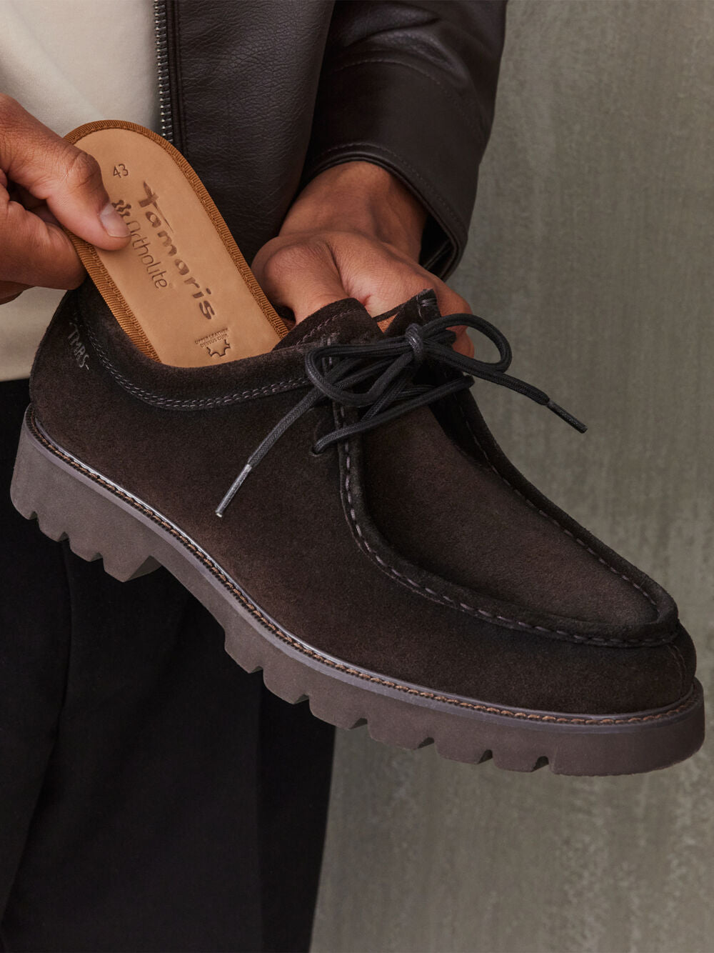 Tamaris Men Lace up Mokkasínur