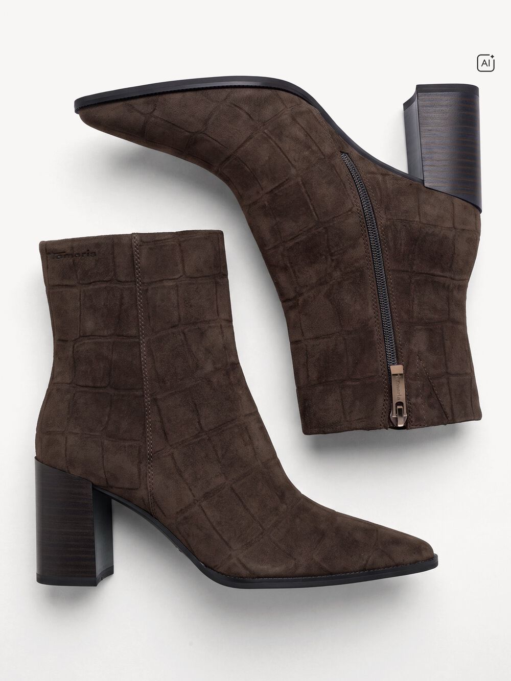 Tamaris Leather Ökklaskór